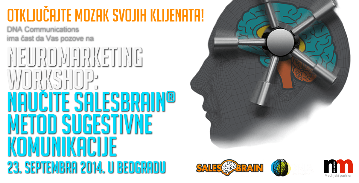 NEUROMARKETING WORKSHOP: Learn the SalesBrain®, 3. juna 2014. u Beogradu